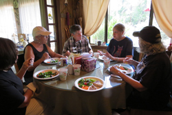 Writing, visiting & good food!