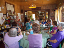 Betty gives us an orientation to Merritt Lodge
