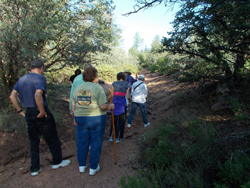 Hiking with Betty Merritt